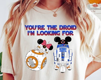 Comfort Colors Shirt, You Are The Droid Tee, DD8 Shirt, R2D2 Tee, Star Wars Shirt, Valentines Day Tee, Star Wars Lover Tee, Gift For Darling