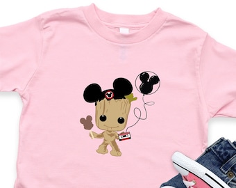 Groot Disney Shirt, Groot T-shirt, Mickey Ears Tee, Baby Groot cassette, Disney Lover Shirt, Disney T-shirt