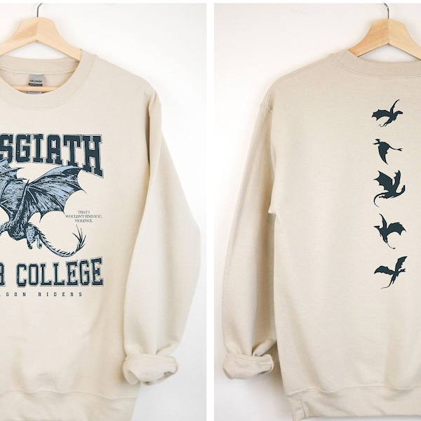 Basgiath War College Sweatshirt, Basgiath 2 Sided Tee, Dragon Riders Tee, Fly Or Die Tee, Riders Quadrant Tee, Fourth Wing Tee, Women Gift