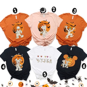 Halloween Disney T-shirt, Custom Mummy Tee, Pumpkin Gift Shirt, Disney Halloween Party Shirt, Halloween Lover Shirt, Disney Vocation T-shirt