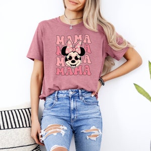 Mama Mouse Shirt, Mini Mouse T-Shirt, Minnie Mouse Shirt, Disney Family Tee, Daisy Minnie T-Shirt, Mothers Day T-Shirt, Mommy Daughter Tee Bild 4
