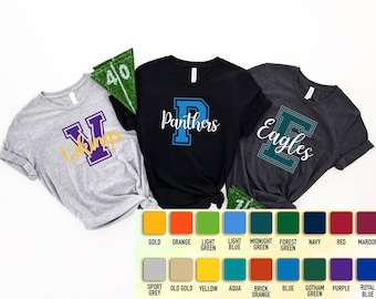 Custom Team T-Shirt, Team Supporter Tee, School Cheer Shirt, College Cheer Tee, Competition Shirt, Football Lover Tee, Basketball Fan Tee