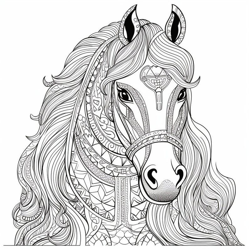 Magical Storybook Animal Coloring Pages Digital Download - Etsy