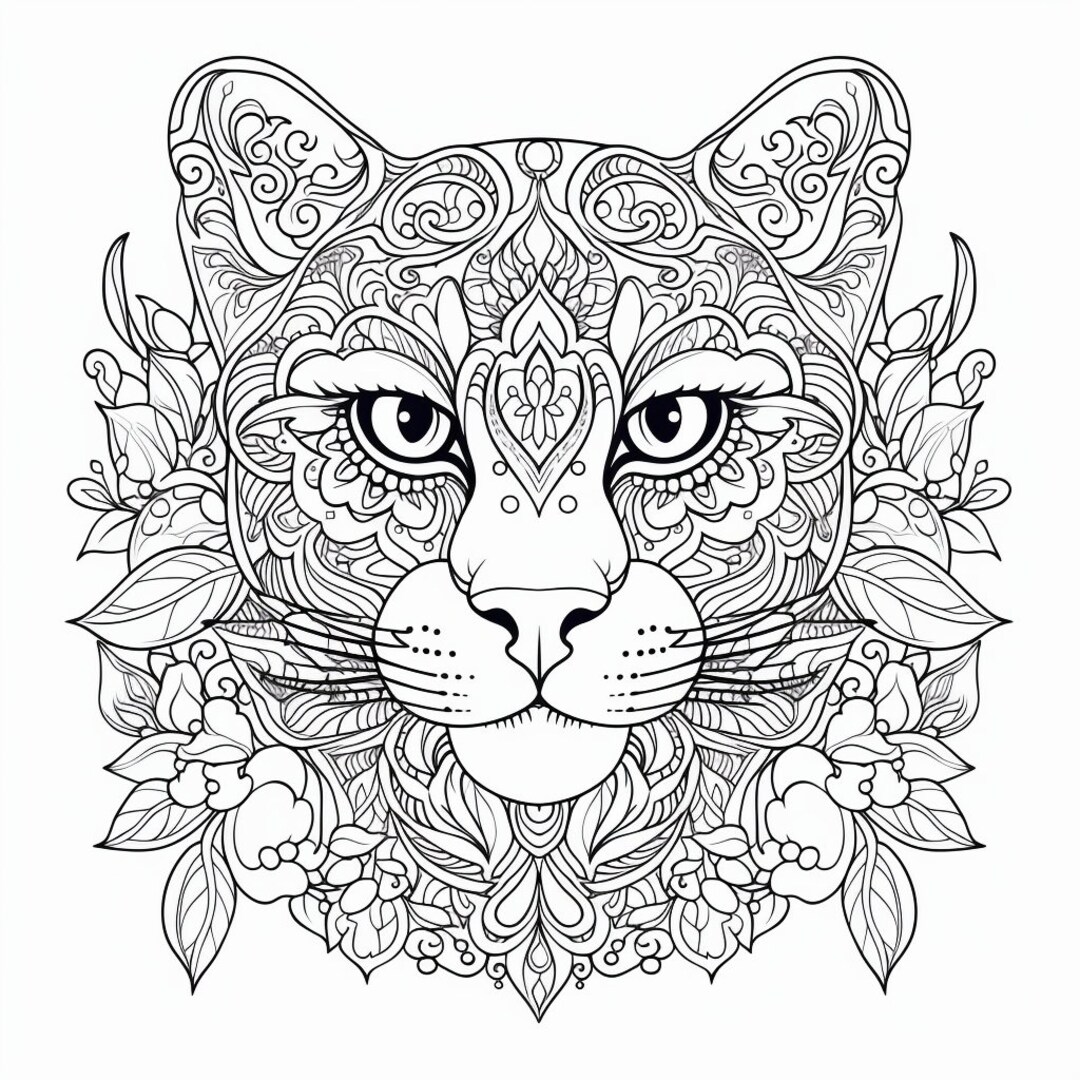Magical Storybook Animal Coloring Pages Digital Download - Etsy