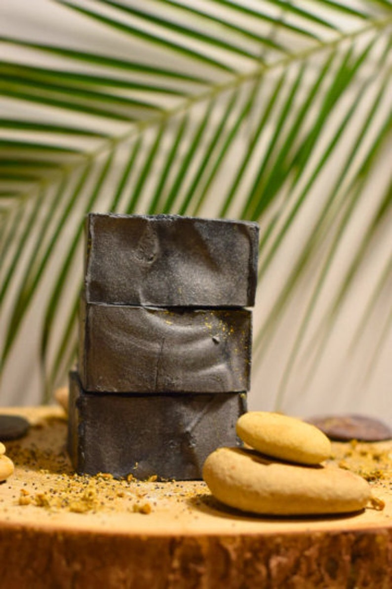 Handmade Charcoal Bar Soap for body and hand