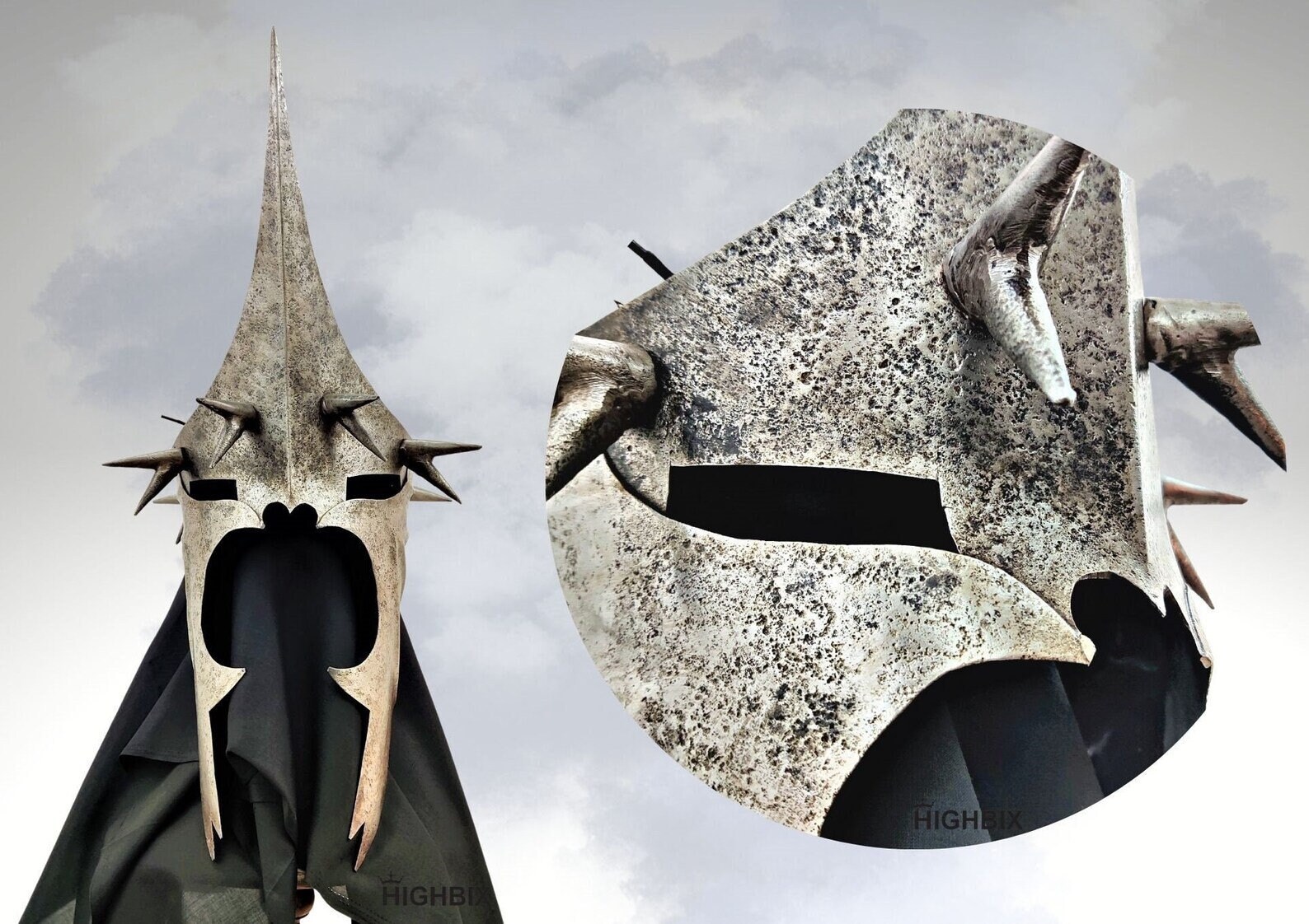Witch King Nazgul Helmet Sauron Cosplay Lord of the Rings Etsy UK
