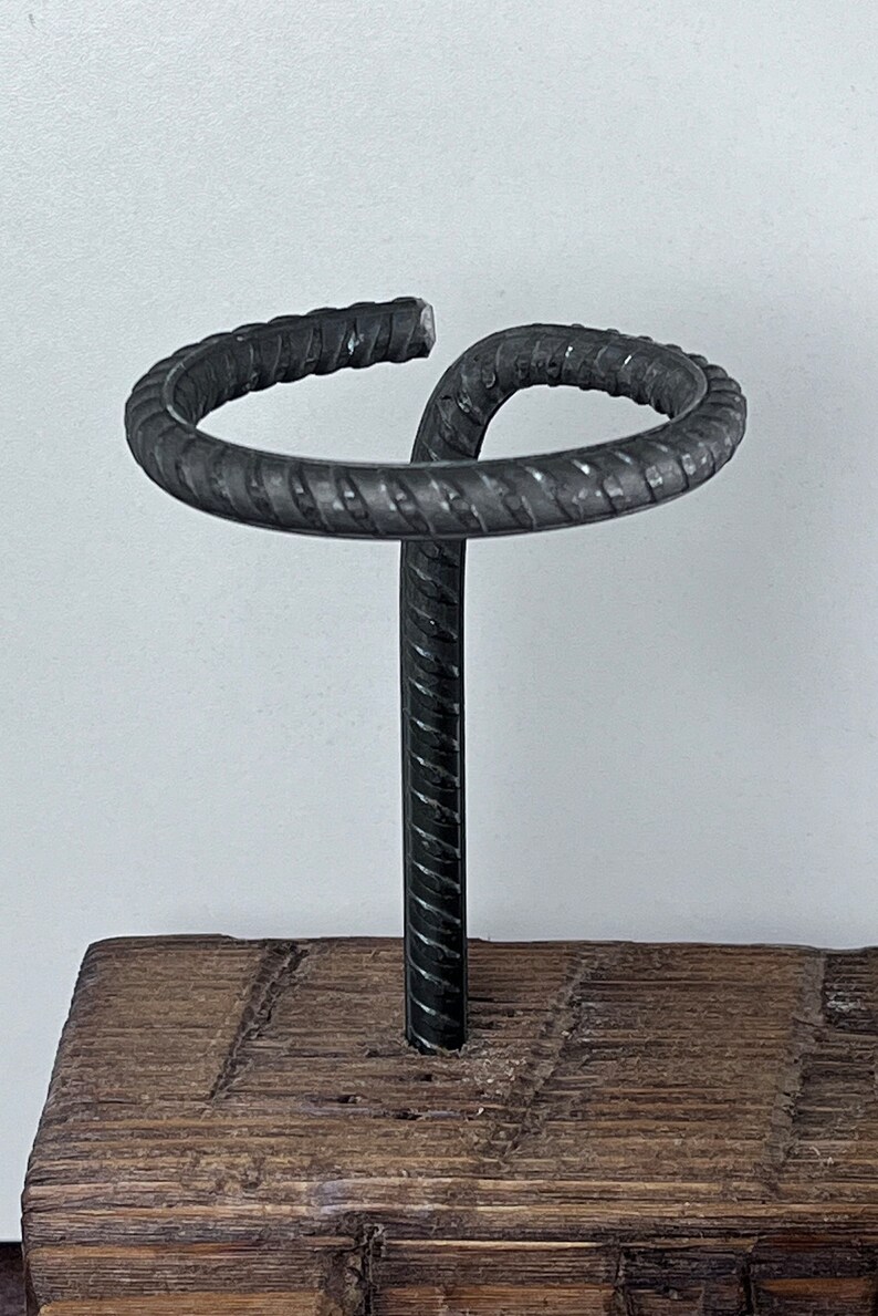 Bent Rebar and 1/2 Pint Mason Jar Rebar Wall Hung Plant Etsy