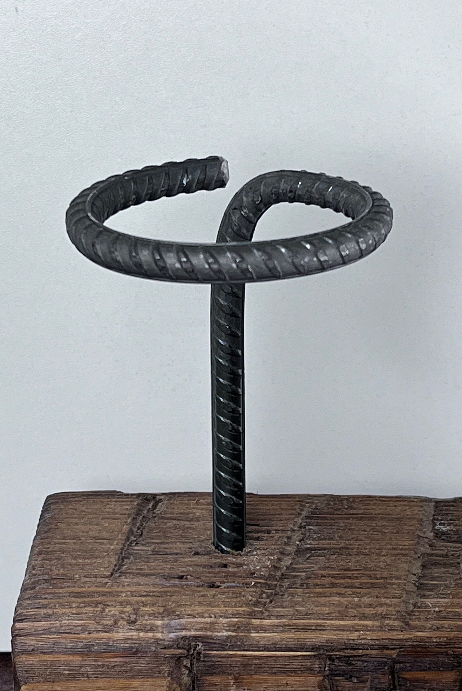 Bent Rebar and 1/2 Pint Mason Jar Rebar Wall Hung Plant Etsy