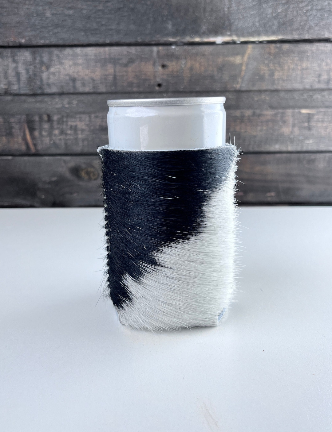 Genuine Brazilian Cowhide Koozie / Drink Holder / Can Holder. Etsy