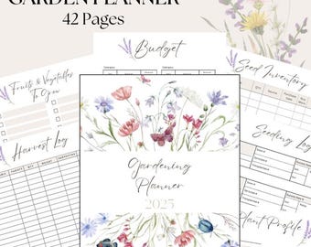 Garden Planner Printable, Gardening Organizer PDF – DOWNLOAD