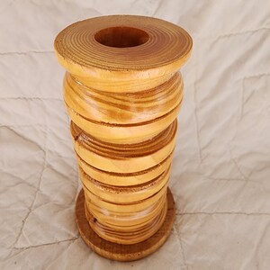 Beautiful Wooden Candlestick Holders