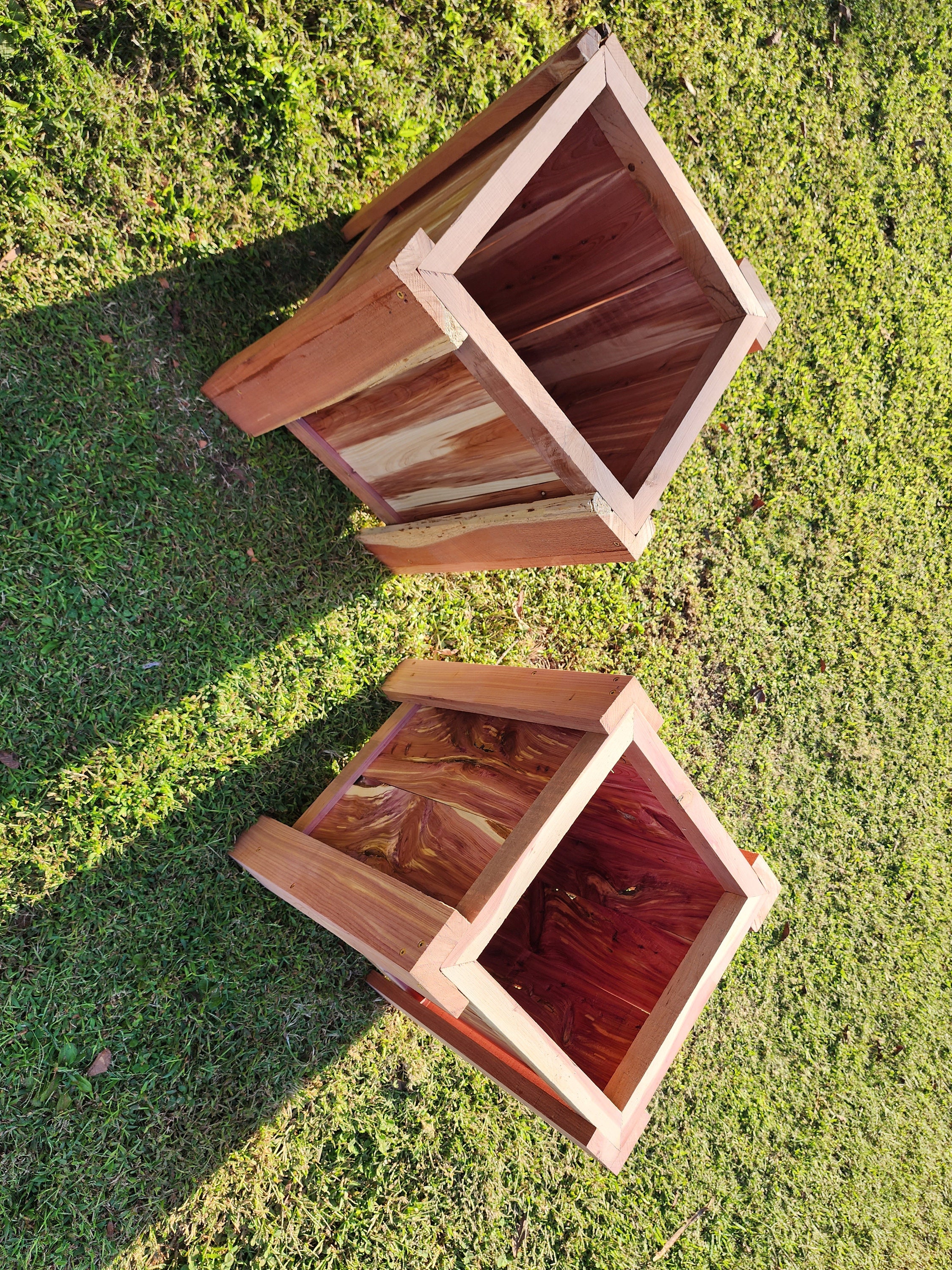 Planter Boxes Made From Arkansas Red Cedar in All Sizes and Shapes - Etsy