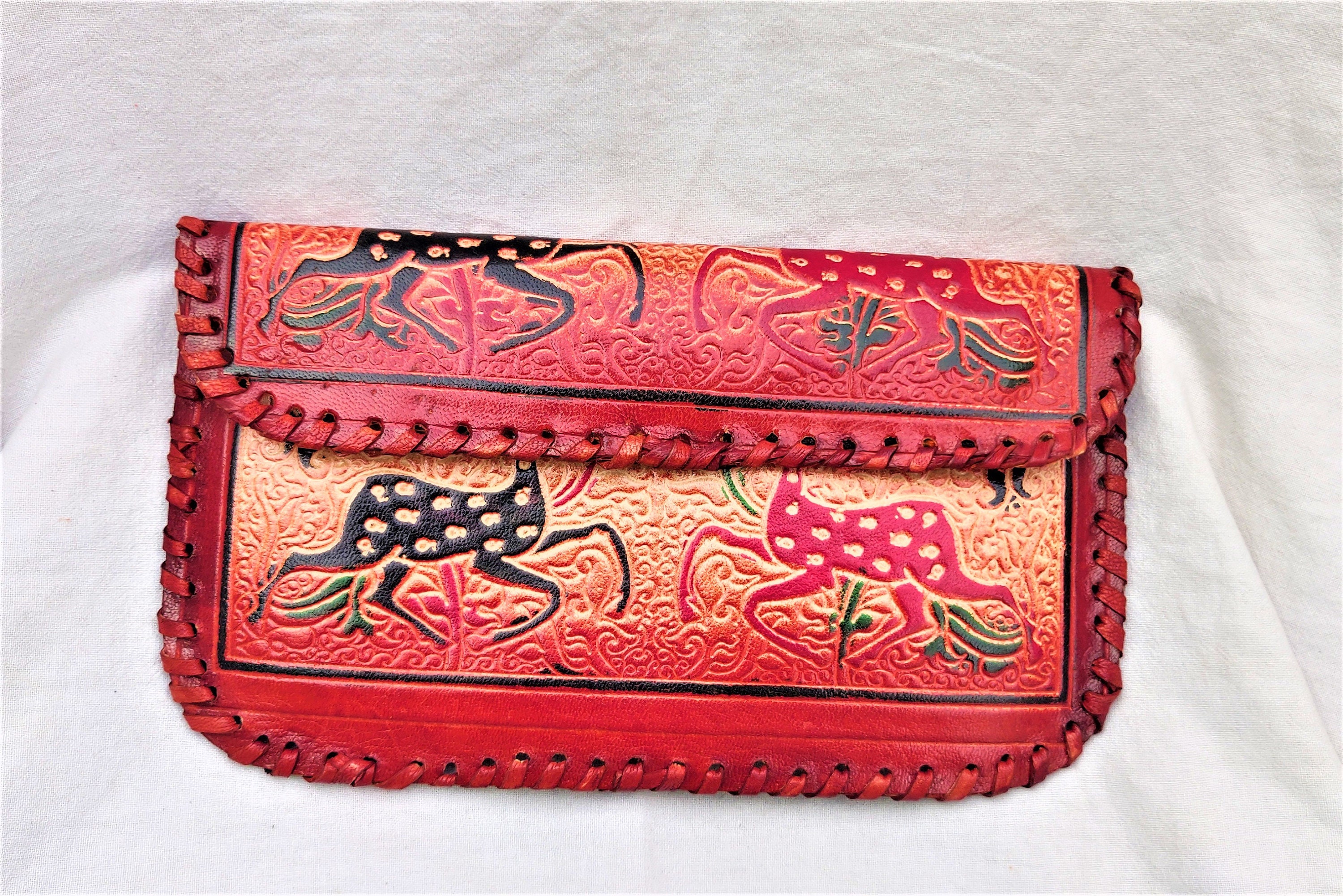 Female Light Brown (Base Color) 6inch Printed Ladies Leather Wallet