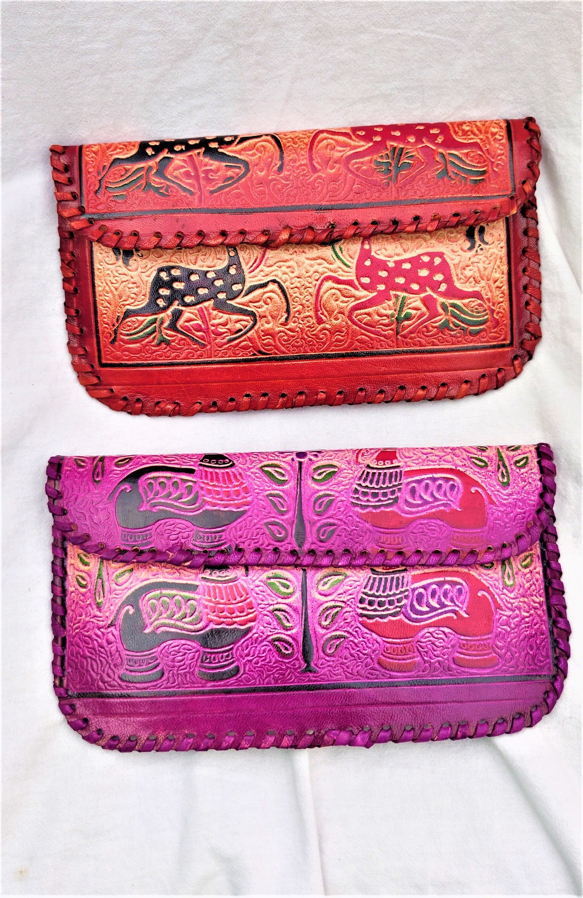 messages.Santiniketan Leather Coin purse