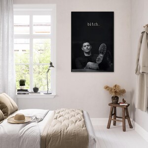 Dean Winchester Premium Matte Poster – Supernatural Inspired Wall Art, Minimal TV Series Print, Modern Fan Art Decor image 6