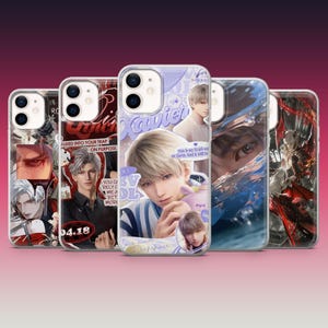 Love and Deepspace Phone Case Sylus Rafayel Cover for iPhone 17, 16, 15, 14, Samsung S25 Ultra, S24Fe, S23, A16, A56, A26, A15, Pixel 10, 8