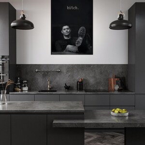 Dean Winchester Premium Matte Poster – Supernatural Inspired Wall Art, Minimal TV Series Print, Modern Fan Art Decor image 5