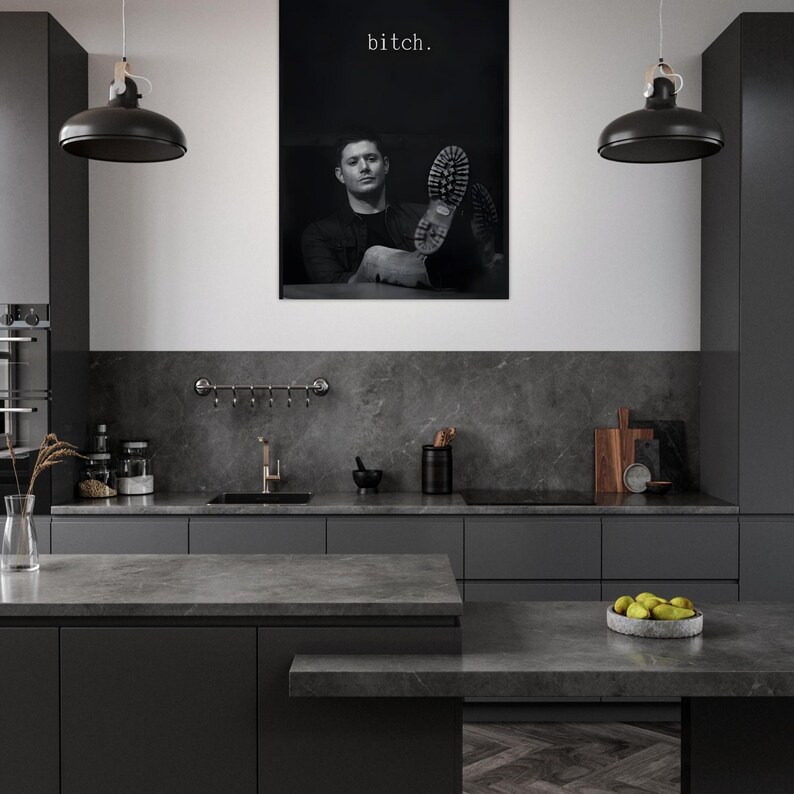 Dean Winchester Premium Matte Poster – Supernatural Inspired Wall Art, Minimal TV Series Print, Modern Fan Art Decor image 5