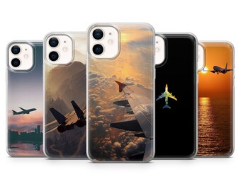 Aircraft Phone Case Wanderlust Aviation Cover for Iphone 15,14,13,12,11,,,SamsungS23Ultra,S22,S21FE,A54,A34,A14,A13,Pixel,Huawei