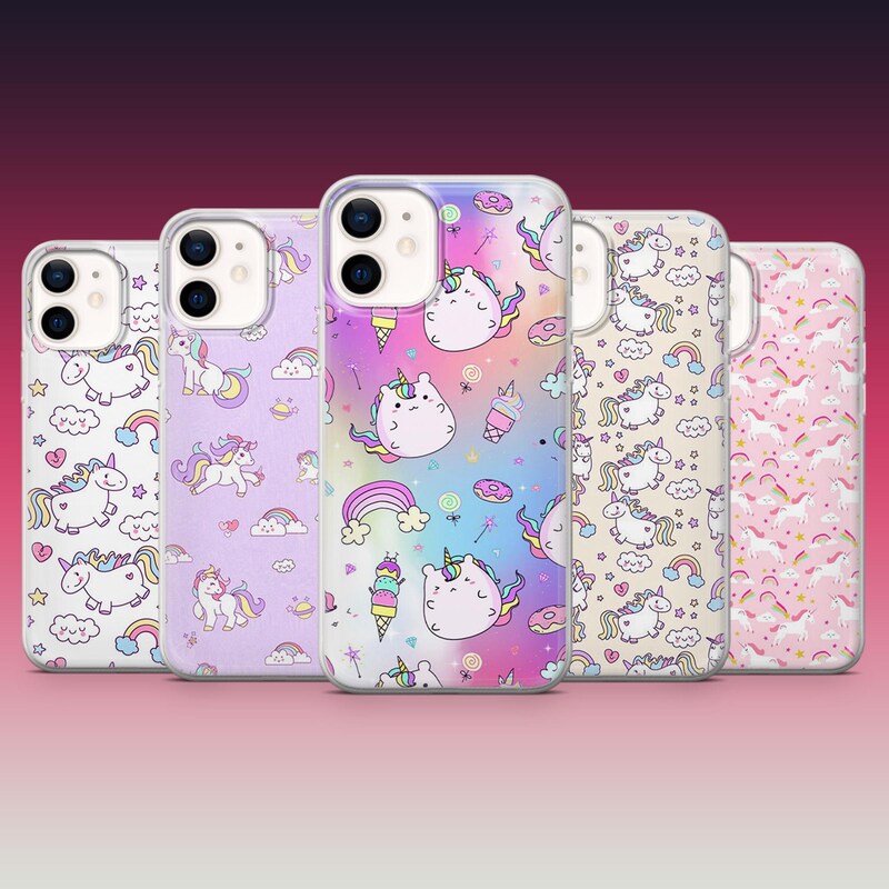 Coque IPhone Licorne Diamantée – Fait Main – Pour IPhone 16 à 11 Pro Max