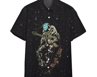 Astronauts Hawaiian Shirt, In Sport Activities With Spaceships And Planets Aloha Hawaiian Shirt, Space Mountain Hawaiian Shirt, Planet Aloha