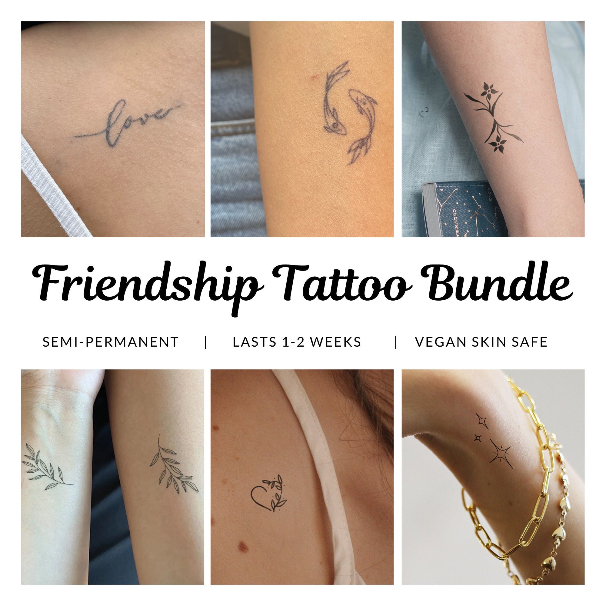 Impeccable Small Friendship Tattoos on Foot - Small Friendship Tattoos -  Small Tattoos - MomCanvas