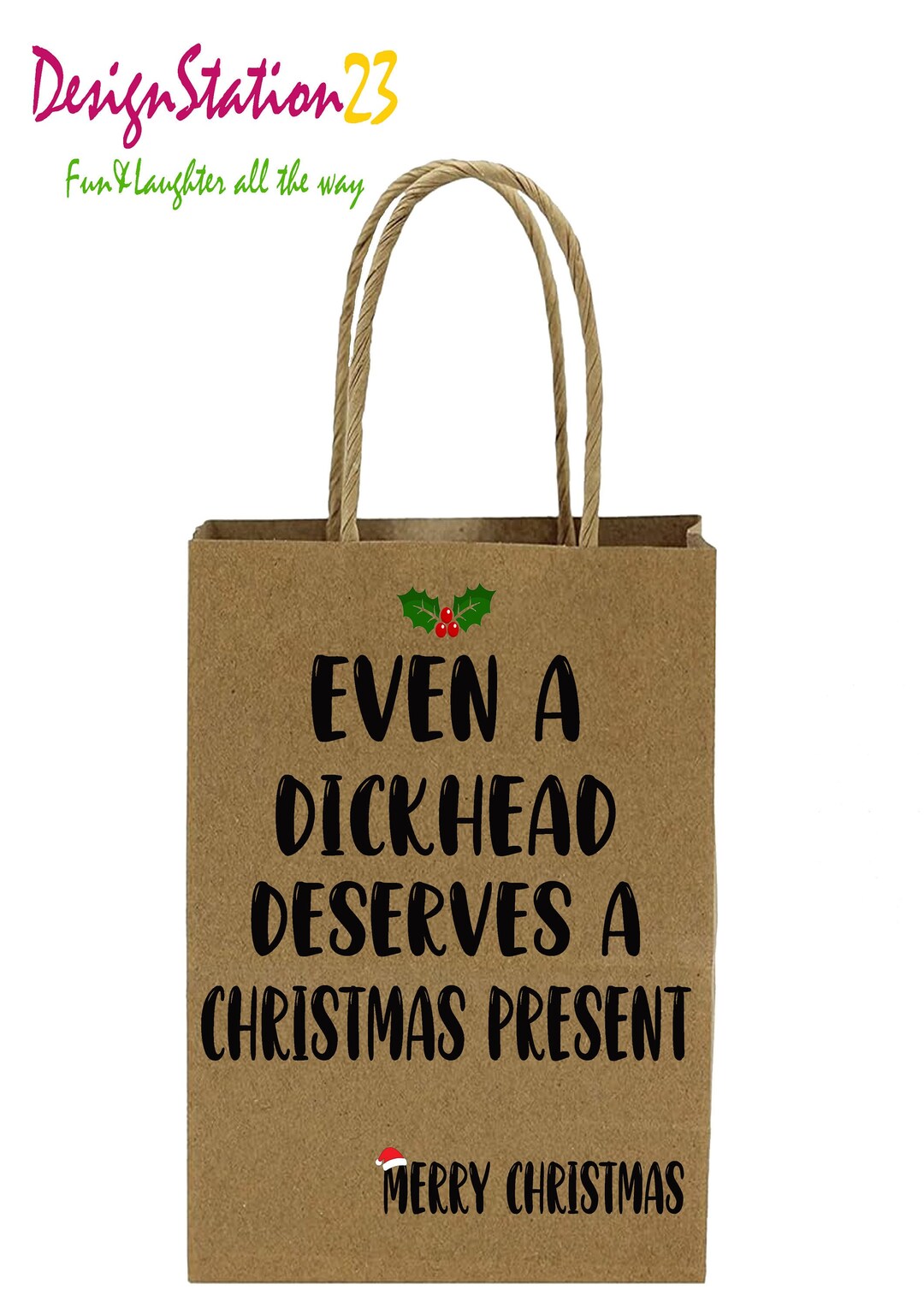 Christmas Gift Bag Rude/offensive/fun/novelty Gift Bag, Adult Humour