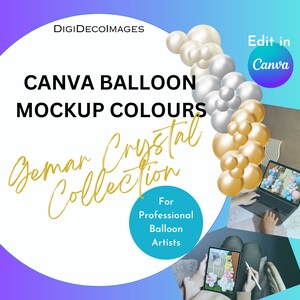 Gemar Crystal Collection - Canva Balloon Mockup Colours