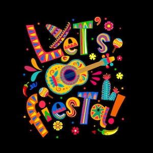 Laten we Fiesta Png, Cinco De Mayo Fiesta Squad Mexican Party Png