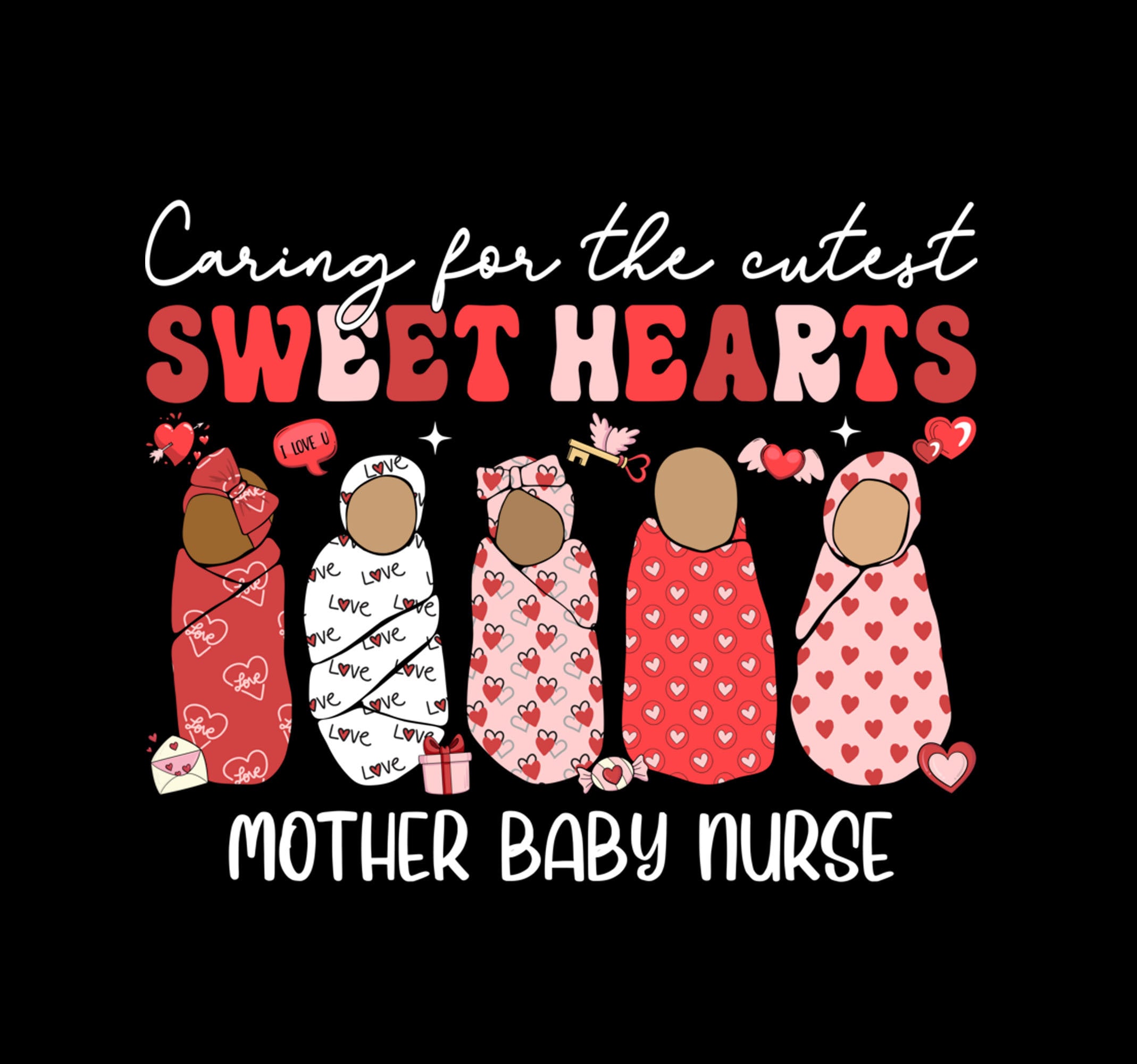 Caring for the Cutest Sweetheart Mother Baby Nurse Png - Etsy
