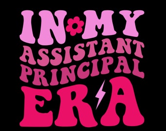 In My Assistant Principal Era Png, School Worker Groovy Png