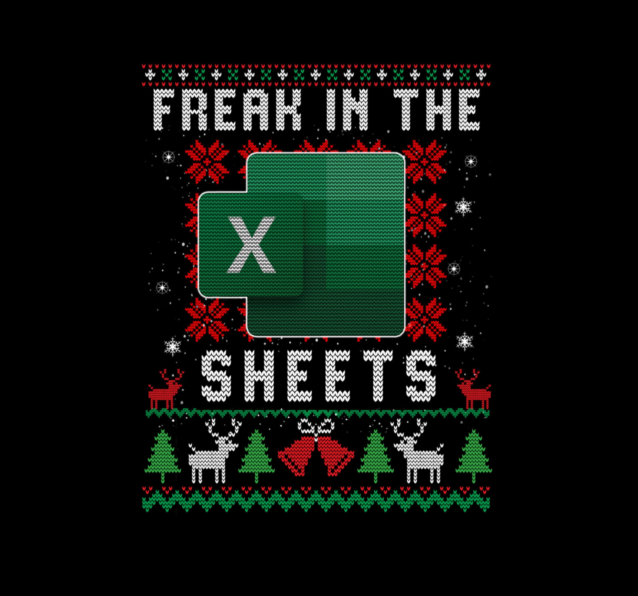 Freak in the Sheets Png, Excel Ugly Christmas Png, Excel REF Error ...