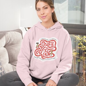 I Miss You Crop Hoodie: Expressive Fashion image 3