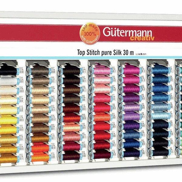 Gütermann R753 No.40 Seidenfaden Top Stitch Dekorative Nähen Schneidern 723878