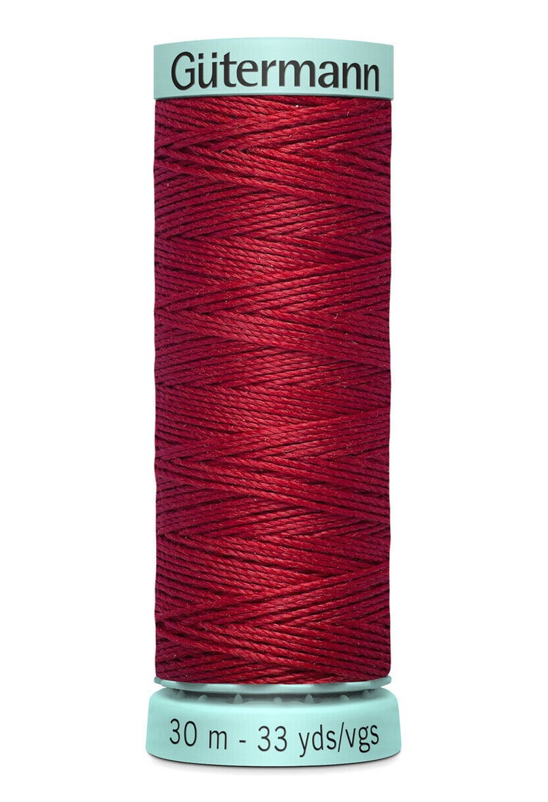 Gütermann R753 No.40 Seidenfaden Top Stitch Dekorative Nähen Schneidern 723878 0046 Ruby Red