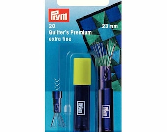 Prym Premium Extra Fine Qulter's needles 23mm - quilting sewing patchwork 121443