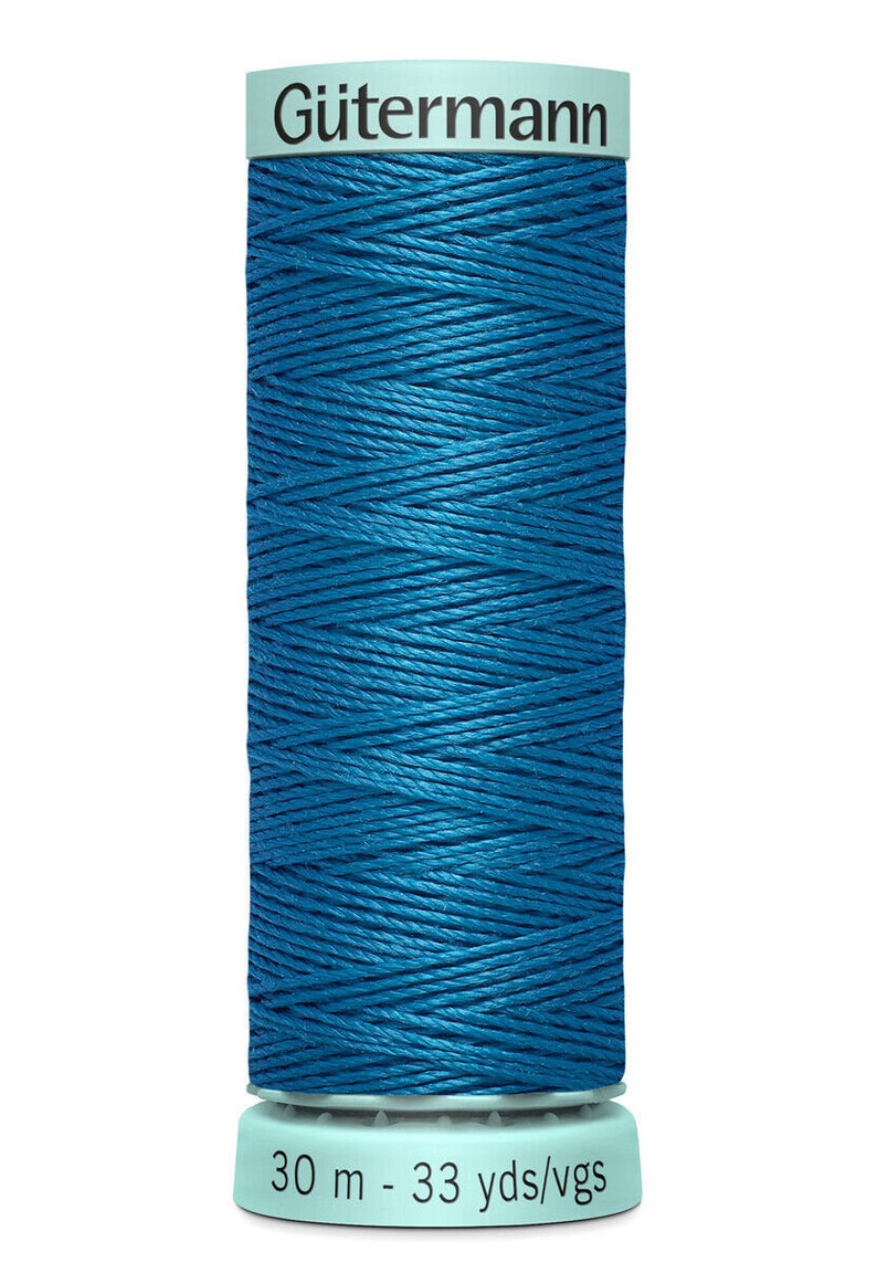 Gütermann R753 No.40 Seidenfaden Top Stitch Dekorative Nähen Schneidern 723878 0025 Light Teal