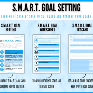 Goal Setting Toolkit | SMART Goal Setting Worksheets | Goal Setting ...
