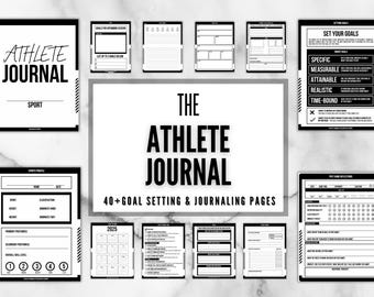 Sports Journal Guidebook | Journal Template  |  Printable Journal  |  Reflection Journal  | SMART Goals Template  |  Planner Template | 2025