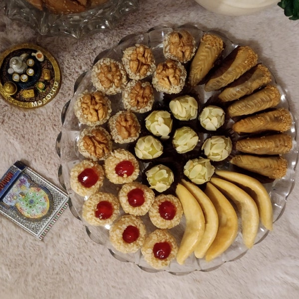 Assortiment Gâteaux Marocains Variés - 30 Pièces