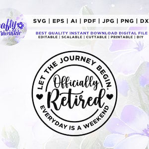 Retired svg, Officially Retired svg, retirement svg, retired shirt design svg, Retiring svg, Great for a nurse or social worker, Retirement