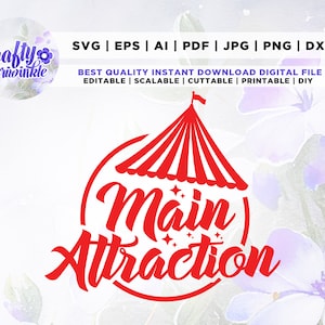 Belangrijkste attractie SVG, Cricut, silhouet, Png, Svg, sublimatie, verjaardag Shirt, verjaardag outfit, shirt svg, instant download, verjaardagsfeestje