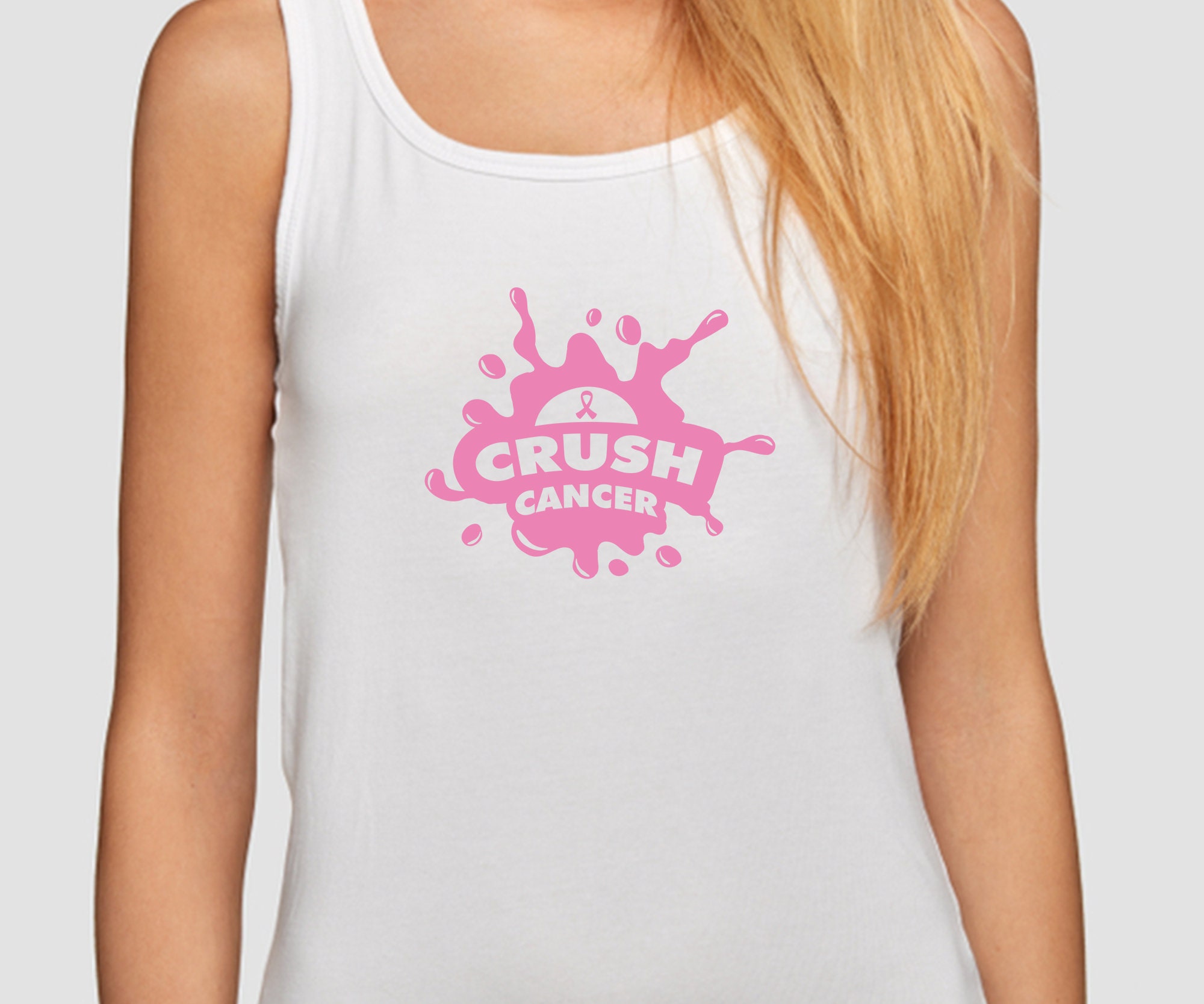 Crush Cancer, Breast Cancer SVG, PNG (2822770)