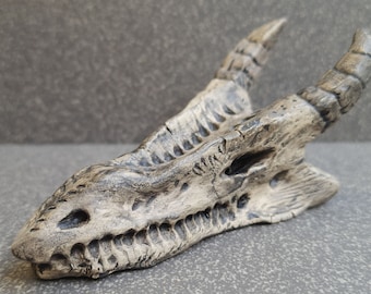 Dragon skull figurine