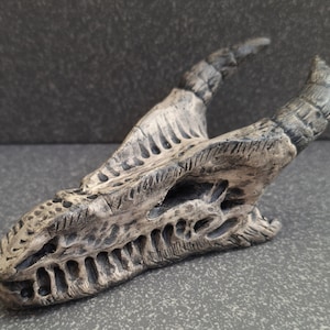 Dragon skull figurine