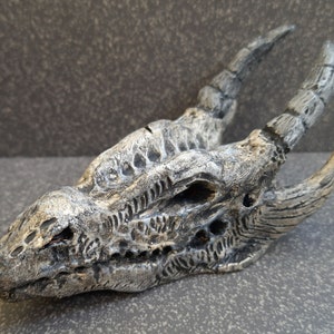 Dragon skull figurine