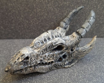 Dragon skull figurine