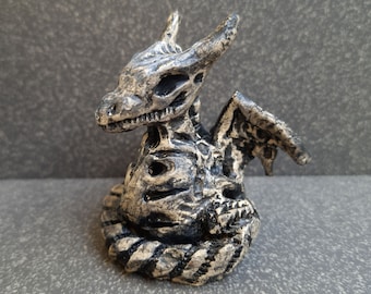 Dragon skeleton figurine