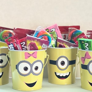 Yellow Cartoon Party Pails