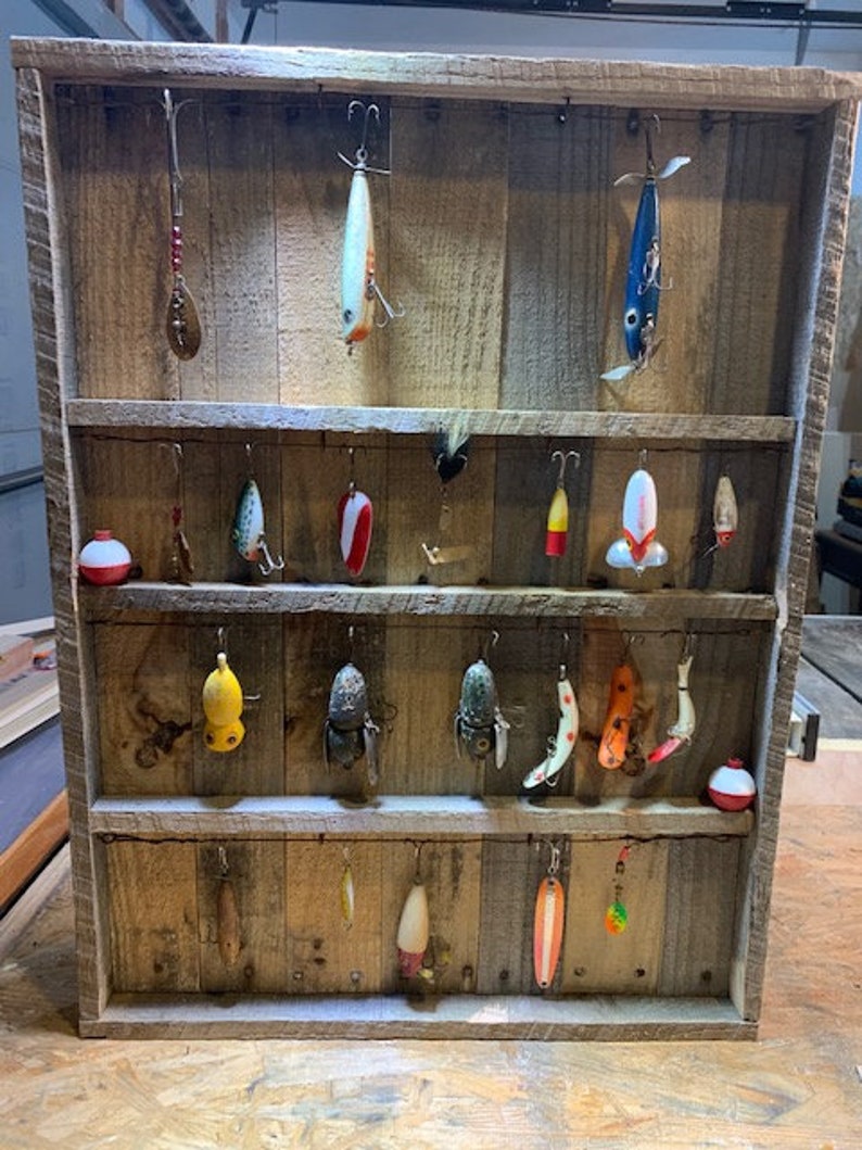 Vintage Fishing Lure Display Etsy